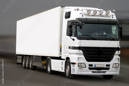 truck on the road 2