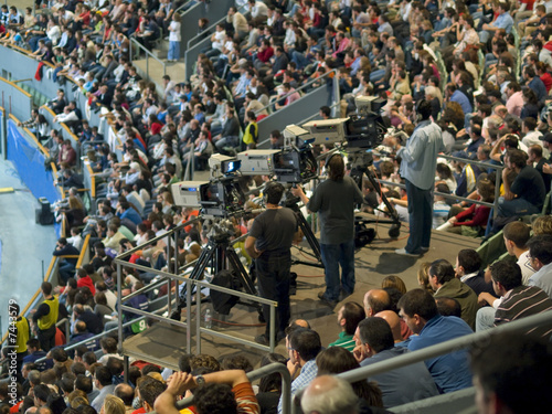 Photo: Cameras at a sport event Cameras at a sport event