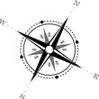 compass in black and white