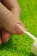 Polishing of thumb nail