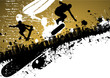 Skateboard abstract city background Skateboard abstract city background