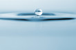 isolated water drop