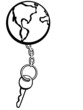 Vector: keys of the world keys of the world