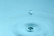 isolated water drop