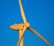 Close-up of Large Wind Turbine
