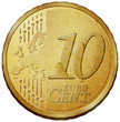 pièce de dix cents d'euro