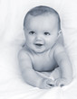 portrait of smiling cute baby
