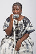 invalid old African woman