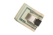 Money Clip isolated on white Money Clip isolated on white