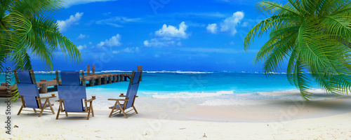 Photo: caraibean beach ponton 03 caraibean beach ponton 03