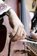 close up of playing contrabass close up of playing contrabass