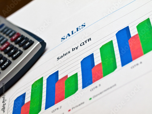 Photo: Sales Chart Sales Chart