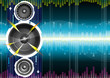 Audio speaker wave background, illustration with layers file