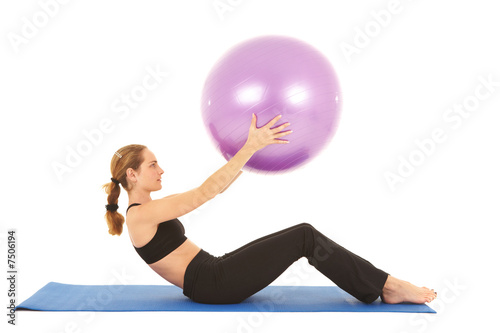 Photo: Pilates exercise series Pilates exercise series
