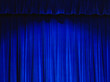 Blue Theater Curtain