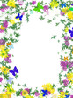 Butterfly Garden Background Butterfly Garden Background