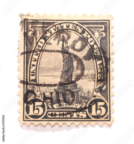 statue of liberty stamp. 15 cents Statue of Liberty