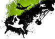 Skateboard abstract background