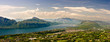 Vue sur le lac du bourget depuis le massif des bauges Vue sur le lac du bourget depuis le massif des bauges