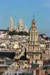 Churches raising above the cityscape of Paris