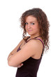 Arms crossed teen