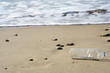 bouteille sur la plage bouteille sur la plage