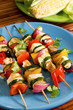 Photo: Tofu vegetable kebabs Tofu vegetable kebabs
