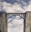 Bridge with clouds