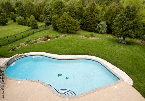 Overview of luxury pool