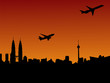 planes departing Kuala Lumpur