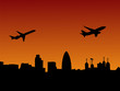 planes departing London