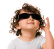 Child in sunglasses. Child in sunglasses.