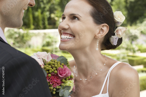 Photo: Happy Bride with Groom Happy Bride with Groom