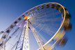 Riesenrad auf einem Jahrmarkt