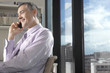 Businessman Talking on a Cell Phone