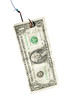 Photo: Hooked on Debt - US Banknote Caught On Hook Hooked on Debt - US Banknote Caught On Hook