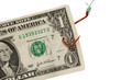 Photo: Hooked on Debt - Close Up, US Banknote Caught On Hook Hooked on Debt - Close Up, US Banknote Caught On Hook