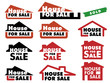 Simple signs for selling house