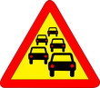 a0142 - Panneau danger RALENTISSEMENT provisoire a0142 - Panneau danger RALENTISSEMENT provisoire