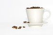Cup of grains coffee