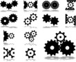 Set buttons. Gears Set buttons. Gears