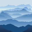 Mountains. Seamless vector illustration Mountains. Seamless vector illustration