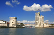 la rochelle, entrée du port