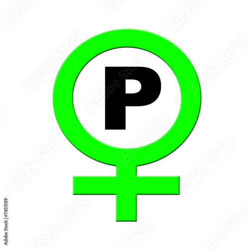 Illustration: Frauenparkplatz Frauenparkplatz