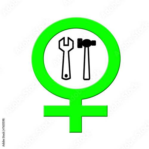 Illustration: Handwerk für Frauen Handwerk für Frauen