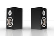 simple black loudspeaker 4