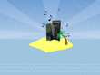 Vector Music City In The Ocean