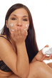 applying cream
