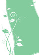 Abstract floral background with space for text
