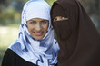 Portrait of two muslim women